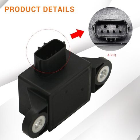 مستشعر YAW 15096372003 15096372 MR527442 جانب السائق الأيسر الأمامي متوافق مع هامر H3 ميتسوبيشي باجيرو شوغون L200 1 in Kuwait