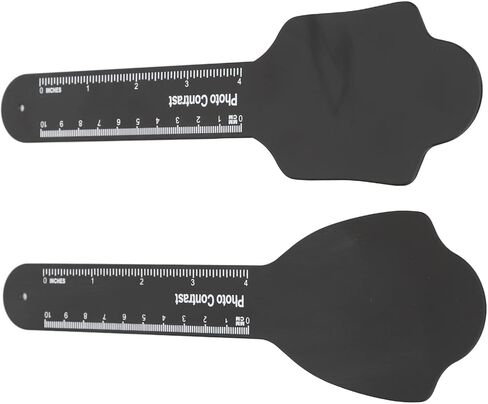 تباين الصور، تباين التصوير الفوتوغرافي للأسنان من سبيكة احترافية، قطعتان من لوحة خلفية سوداء للأسنان للعناية بالفم، أدوات تنظيف الأسنان القوية in Kuwait