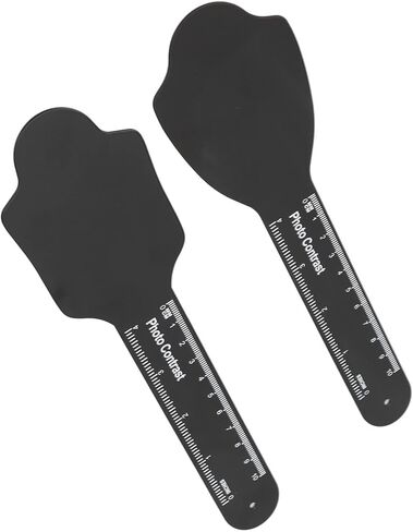 تباين الصور، تباين التصوير الفوتوغرافي للأسنان من سبيكة احترافية، قطعتان من لوحة خلفية سوداء للأسنان للعناية بالفم، أدوات تنظيف الأسنان القوية in Kuwait