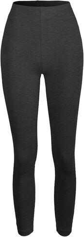 Women's Solid Basic Premium Cotton Capri Leggings in Saudi Arabia