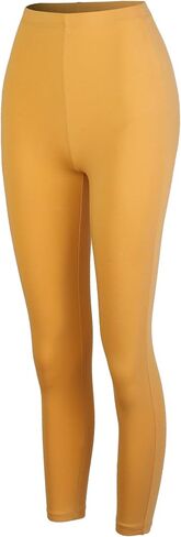 Women's Solid Basic Premium Cotton Capri Leggings in Saudi Arabia