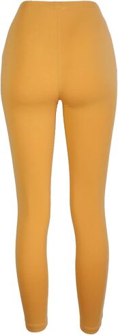 Women's Solid Basic Premium Cotton Capri Leggings in Saudi Arabia
