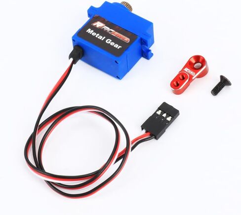 RCAWD 2.6 كجم مؤازرة تروس معدنية كاملة مع مؤازرة معدنية 25T لـ Traxxas TRX-4M 1/18 4WD RCAWD أجزاء بوابة خزانة مختلفة باللون الأزرق in Saudi Arabia