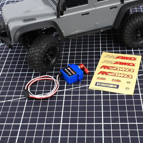 RCAWD 2.6 كجم مؤازرة تروس معدنية كاملة مع مؤازرة معدنية 25T لـ Traxxas TRX-4M 1/18 4WD RCAWD أجزاء بوابة خزانة مختلفة باللون الأزرق in Saudi Arabia