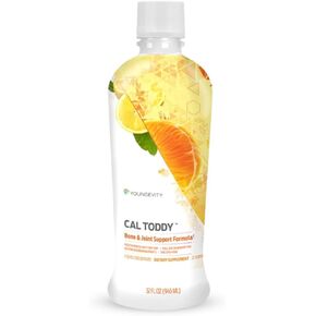 Youngevity Cal Toddy™ - Calcium (Citrate, Phosphate) Magnesium 1,200mg/600mg - with Vitamins D-3, Zinc, Copper, Potassium, Boron and 70+ Trace Mineral Cofactors - Supports Bone Health - (32 Fl Oz)