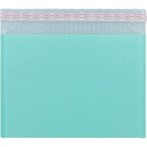 12 × 9 بوصة فقاعات بريدية ذات فتحة جانبية باللون الأزرق المخضر (25 حزمة) in Kuwait