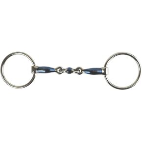 AK Loose Ring Double Jointed Lozenge with Curved Shape Horse Riding Bit AKRS-2605
