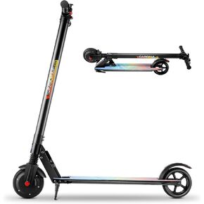 سكوتر كهربائي كاروما للبالغين، نطاق أقصى 15.5 ميل، قوة 15.5 ميل في الساعة بواسطة محرك 250 وات، سكوتر كهربائي قابل للطي للبالغين والمراهقين، سكوتر إلكتروني مع شاشة LED in Kuwait