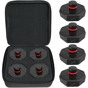 TCE Lifting Jack Pads for Tesla Model Y/S/3/X:Non-Slip Jack Pucks Tesla Accessories for Battery & Chassis Protection,4 Packs with a Storage Case,ATSLS001U