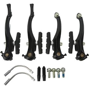 SUNGOOYUE Bike V Brake Set, Aluminum Alloy Mountain Bike V Brake DIY Upgrade Part for Folding Bike Accessories