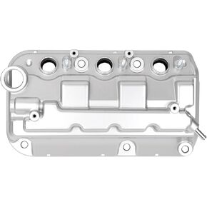 Front Valve Cover Aluminium Engine 264-491 Compatible with Honda Accord Crosstour Odyssey Pilot Ridgeline 2008-2015 for Acura TL RDX 2012-2015 3.5L Replacement# 12310-R70-A10 12310-R70-A00