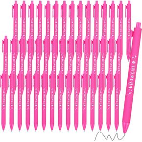Aodaer 48 Pieces It's a Boy Baby Shower Ballpoint Pens Blue Retractable Gel Pen with Soft Grip Baby Shower Pens for Boy Comfortable Black Ink Pen for Baby Shower Favors Party Guests Gifts