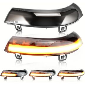 إشارات انعطاف متتابعة ديناميكية LED بعدسات مدخنة مرآة جانبية أضواء إشارة الانعطاف لسيارات BMW F20 F21 F22 F23 F30 F31 F34 F32 E84، قطعتان in Kuwait