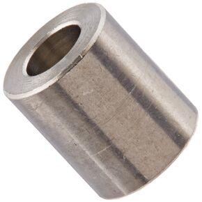 Small Parts 370710RS303 Round Spacer, 18-8 Stainless Steel, Plain Finish, #10 Screw Size, 3/8" OD, 0.192" ID, 7/16" Length (Pack of 5)