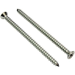 Flat Head Wood Screw- Choose Size (#10 x 3/4)