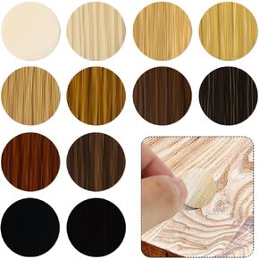 648 Pieces Screw Hole Covers Stickers, 12 Basic Color Colors Wood Stickers, Adhesive PVC Screw Cover Caps, for Wood Screws Wall Cabinets Desk Wall