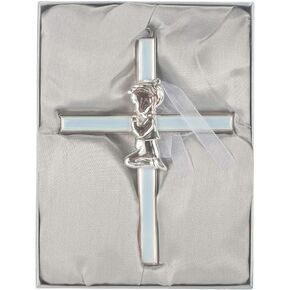 Roman Blue Boy Cross Caroline Collection, 6"H