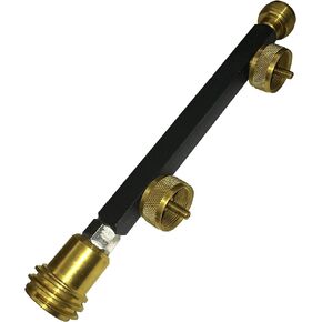 Stansport Double Cylinder Fuel Post - Dual Outlet