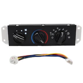 AC Heater Climate Control Module Panel Switch Fits for 2005-2006 Jeep Wrangler Rubicon/Unlimited/Rubicon/Sport/Unlimited/X/SE, 2.4L L4/4.0L L6 Replace# 55056558AA