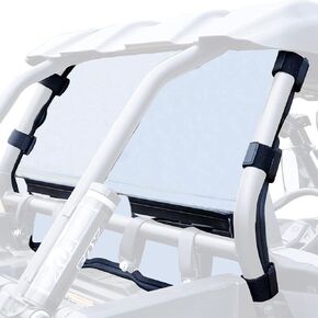 Rear Clear Windshield Scratch Resistant Compatible with 2014-2024 Polaris RZR XP1000 XP4 1000 XP Turbo 1/4 inch Thick PMMA Windscreen