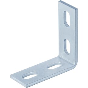 10 Pcs Adjustable Angle Bracket for 1-5/8" Strut Channel, Accept 1/2" Bolt, Slotted L Shape Corner Brace, 5.5mm Thickness