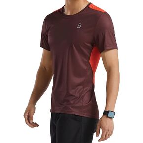 FlipBelt Athletic Running T-Shirt, Short Sleeve Gym and Workout Tops for Men, Quick Dry Active Wear, XS - XL