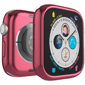 Protective Case Compatible with Apple Watch Series 3/2 / 1 - [42mm] | Slim Protective Cover, Lightweight and Shock Absorbent with Built in TPU Screen Protector - Silver
