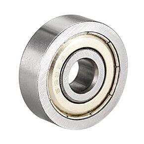 uxcell 638Z Deep Groove Ball Bearing Single Shield 60038, 8mm x 28mm x 9mm Chrome Steel Bearings (Pack of 1)