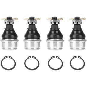 Upper Lower Ball Joint Fit for Yamaha Rhino 700 2008-2013, Grizzly 350 450 2007-2014, Big Bear 400 2000-2012, Wolverine 450 2006-2010, Kodiak 400 450 2003-2006, Bruin 350 2004-2006 4PCS