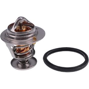 FridayParts 129155-49801 129155-49800 Thermostat Compatible for Yanmar Engine 3TNE88 4TNV84 4TNE84 3TNV84 4TNV84T 4TNE88 3TNE84 4TNV88 Replacement