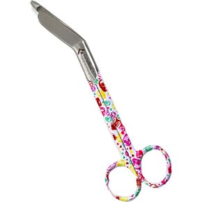 New Heavy Duty 1 Lister Bandage Nurse Scissors 7.25 inch Medical Scissors PINK MULTI COLOR CYNAMED