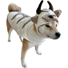 ComfyCamper Oxen Dog Costume - Viking Hat and Cape for Small Medium X Large Cosplay Halloween Costumes, Large