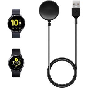شاحن لساعة Galaxy Watch Active/Acitve 2، حامل كابل شحن بديل لساعة Galaxy Watch 6/6 Classic/Watch 5/5 Pro/Watch 4 / Watch 3