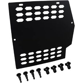 Chelhead Can Am Maverick X3 Battery Cover Black Steel Plate Compatible with Can-Am Maverick X3 2017-2022