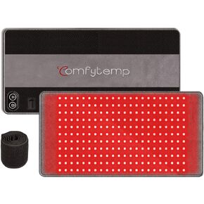 Comfytemp Red Light Therapy for Body, FSA HSA Eligible 24" x 12" Infrared Light Therapy Pad, 40W Red Light Therapy Device with Pulse for Back Muscle Pain Relief, 4 Mode & 3 Strength, Idea Gift