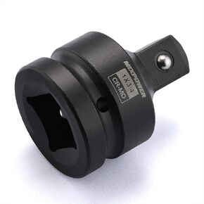 MIXPOWER 1-Inch Drive (F) to 3/4-Inch (M) Impact Socket Adapter and Reducer, Chrome Molybdenum Steel, Ball Detent, Tapered Square End…