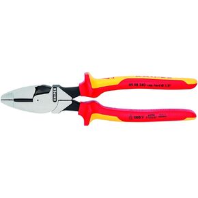 Knipex 09 08 240 SBA 9.5 بوصة كماشة معزولة ذات رافعة عالية للغاية