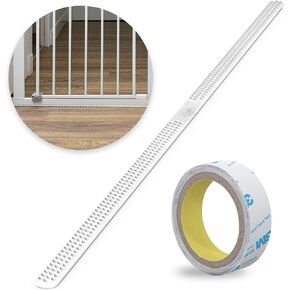 Safety Innovations Floor Saver - Premium Silicone Strip for Baby Gates - Floor Protection, Quick and Easy Installation, Floor Protector, Baby & Pet Safety, Adjustable, Clear