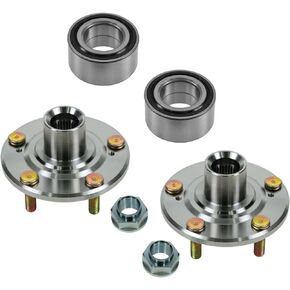 Front Wheel Hub & Bearing Pair Kit Set for Honda Element CRV