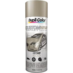 Dupli-Color ECWRC8330 Custom Wrap Removable Metallic Coating, Gold, 11 oz.