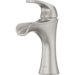 Pfister Jaida Bathroom Sink Faucet, Single Handle, Single Hole or 3-Hole, Spot Defense Brushed Nickel Finish, LF042JDGS