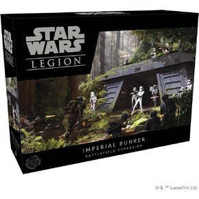 Star Wars: Legion Imperial Bunker Battlefield Expansion - Fortify Your Empire! Tabletop Miniatures Strategy Game for Kids and Adults, Ages 14+, 2 Players, 3 Hour Playtime, Made