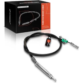 A-Premium Rear Driver Side Parking Brake Cable Assembly Compatible with Ford Models: E150 2005-2006, E150 Club Wagon, E250, E250 Econoline, E350 Club Wagon, E350 Super Duty, E450 Econoline Super Duty