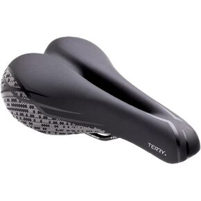Terry Cite Y Gel Italia Bike Saddle - Recreational Bicycle Seat for Men - Padding/Gel for Extra Comfort & Support