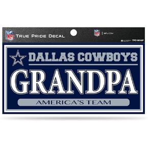 Rico Industries True Pride Family Member Decal, 4 x 6-inches, Dallas Cowboys