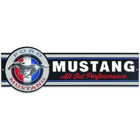 Ford Mustang Metal Sign - You Can't Buy Happiness But You Can Buy a Mustang - Ford Wall Decor for Garage, Shop or Man Cave
