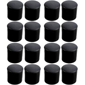 16 Pcs Premium Rubber Door Stop Stud Replacement Tips – Doorstopper Bumpers, Springe Hinge End Caps for Wall & Floor Protection – Universal Size (White)