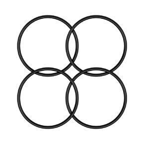4 Pcs Engine Valve Cover Gasket O-Rings Seal Fit for Yamaha XVS 1100 XT600 XVS 650 XVS650 SRX600 TT 600650 Replace 93210-62446-00