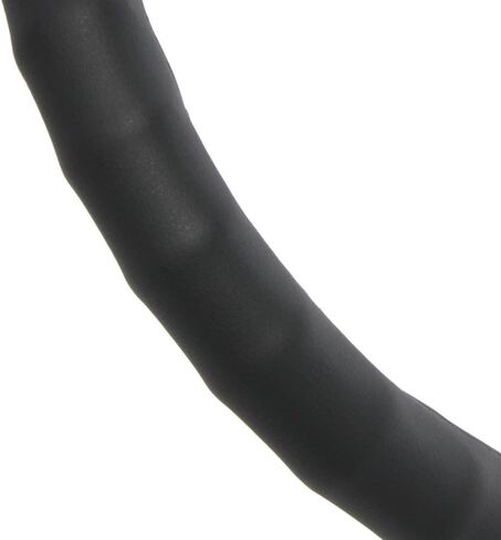 غطاء / واقي عجلة القيادة بمقبض مريح من Motor Trend لعجلات القيادة صغيرة الحجم في السيارات وسيارات الدفع الرباعي والقوارب (13.5-14.5 بوصة) (جلد صناعي من ألياف الكربون (أسود)) in Kuwait