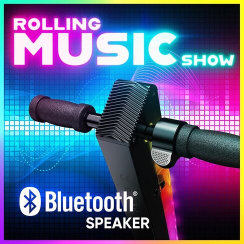 سكوتر كهربائي Razor Sonic Glow Black مع أضواء LED ومكبر صوت بلوتوث لاسلكي، in Kuwait